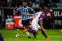  PORTO ALEGRE, RS, BRASIL, 23/05/2018 - Grêmio recebe o Defensor na Arena, pela fase de grupos da Libertadores. (FOTOGRAFO: ANDERSON FETTER / AGENCIA RBS)