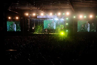  CAXIAS DO SUL, RS, BRASIL (22/02/2019)Cobertura fotográfica do show de Thiaguinho no primeiro dia da festa da Uva. (Antonio Valiente/Agência RBS)