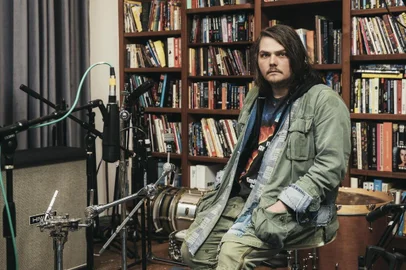 Gerard Way, author of â€œThe Umbrella Academyâ€ comic book and former singer for the rock band My Chemical Romance, in Los Angeles, Feb. 5, 2019. His popular story of the academy, a family of atypical superheroes intent on preventing an apocalypse, has been made into a television series for Netflix. (Adam Amengual/The New York Times)