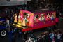  CAXIAS DO SUL, RS, BRASIL, 26/02/2019. 32ª Festa Nacional da Uva - primeiro desfile cênico musical da Festa da Uva 2019, que acontece na rua Sinimbu. (Porthus Junior/Agência RBS)