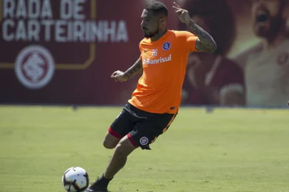  PORTO ALEGRE, RS, BRASIL, 28/02/2019- Jogo-treino do Inter com a presença de Guerrero.(FOTOGRAFO: JEFFERSON BOTEGA / AGENCIA RBS)Indexador: Jeff Botega