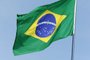  Bandeira do Brasil hasteada na praça dos Músicos antigas Gaitas.