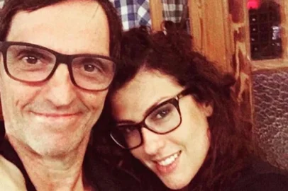 Paulo Miklos e a esposa, Renata Galvão