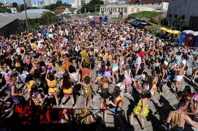  CAXIAS DOO SUL, RS, BRASIL, 02/03/2019 - Bloco da ovelha anima foliões na tarde de sábado. (Marcelo Casagrande/Agência RBS)