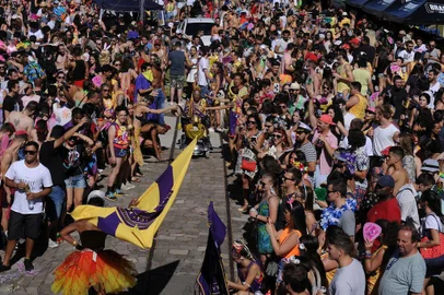  CAXIAS DOO SUL, RS, BRASIL, 02/03/2019 - Bloco da ovelha anima foliões na tarde de sábado. (Marcelo Casagrande/Agência RBS)