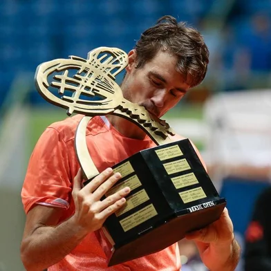  Argentino Guido Pella conquista primeiro título da carreira no Brasil Open 2019. (Marcello Zambrana/DGW Comunicação)