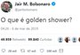 Presidente, o que é golden shower?