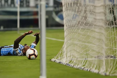  PORTO ALEGRE, RS, BRASIL, 12.03.2019. Grêmio recebe o Libertad para jogo válido pela segunda rodada da fase de grupos da Libertadores.FOTO: MARCO FAVERO/AGÊNCIA RBSIndexador: Andre Avila