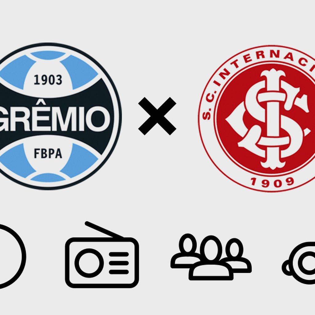 Grêmio x Internacional: onde assistir, horário e escalações