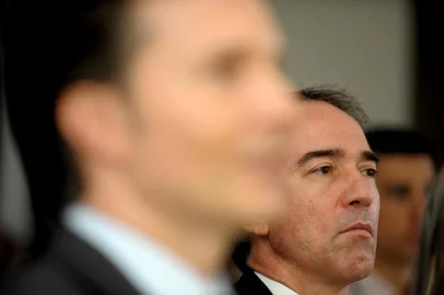 CAXIAS DO SUL, RS, BRASIL, 14/03/2019Coletiva de dois anos como prefeito de Caxias do Sul de Daniel Guerra. (Lucas Amorelli/ Agência RBS)