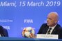 Presidente da Fifa, Gianni Infantino, anuncia novo modelo de Mundial de Clubes