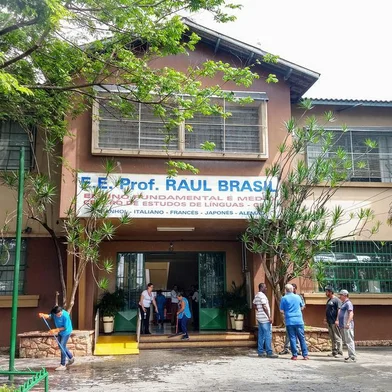 Escola Escola Estadual Professor Raul Brasil, onde ocorreu massacre que deixou 10 pessoas mortas.