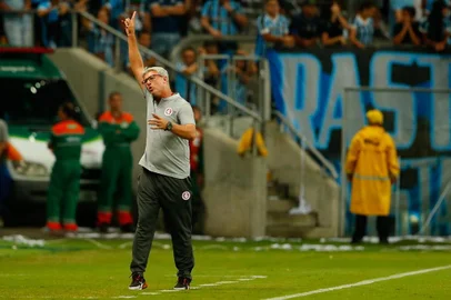  PORTO ALEGRE, RS, BRASIL,17/03/2019- Grêmio x Inter: jogo válido pela 10ª rodada do Gauchão. (Foto: Marco Favero / Agencia RBS)Indexador: Andre Avila