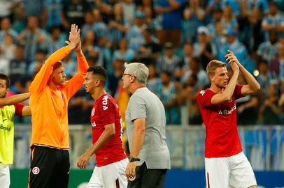  PORTO ALEGRE, RS, BRASIL,17/03/2019- Grêmio x Inter: jogo válido pela 10ª rodada do Gauchão. (Foto: Marco Favero / Agencia RBS)Indexador: Andre Avila