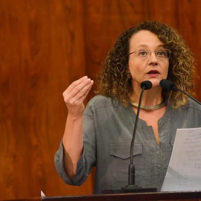 Deputada estadual Luciana Genro (PSOL)