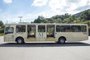 A Neobus desenvolveu para a Auto Viação Santo Angelo, de Curitiba, uma nova versão do seu ônibus urbano New MEGA com cinco portas. 