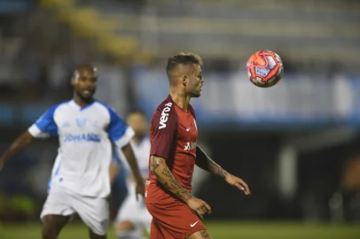 Nico López atacante do Inter no jogo contra o Novo Hamburgo