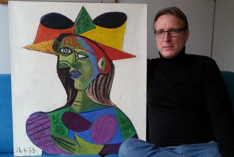 O investigador de quadros Arthur Brand consegue localizar Dora Maar, obra roubada de Pablo Picasso