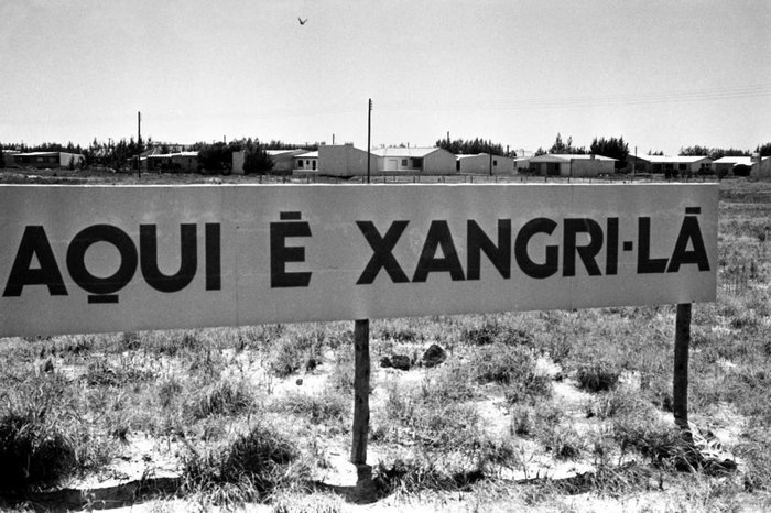 Entrada da praia de Xangri-Lá em 1980