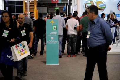  BENTO GONÇALVES, RS, BRASIL (27/03/2019)FIMMA, feira de Inovação, negócios e tendências para a cadeia produtiva de madeira e móveis. (Antonio Valiente/Agência RBS)