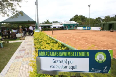  PORTO ALEGRE, RS, BRASIL - O projeto social WimBelemDon se recuperou de um incêndio e apresentou as melhorias que conseguiram realizar com a ajuda de parceiros.