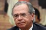  Brazilian Economy Minister Paulo Guedes gestures during a session of the Commission of Constitution and Justice to discuss the pension reform bill at the National Congress in Brasilia, on April 3, 2019. - President Jair Bolsonaro is struggling to push his signature pension reform bill through Congress, triggering political chaos and contributing to recent sharp falls in Brazil's main stock index. (Photo by EVARISTO SA / AFP)Editoria: POLLocal: BrasíliaIndexador: EVARISTO SASecao: politics (general)Fonte: AFPFotógrafo: STF