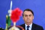 Brazilian President Jair Bolsonaro attends the new general officers promotion ceremony at the Planalto Palace in Brasilia, on April 5, 2019. - Bolsonaro completes his first 100 days of government next April 10. (Photo by EVARISTO SA / AFP)