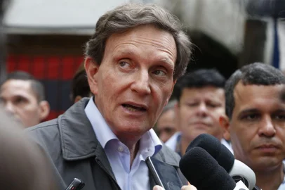 08/01/2018- Rio de Janeiro - O prefeito do Rio de Janeiro, Marcelo Crivella visita o Vidigal, zona sul da capital fluminense.  (Foto:Tomaz Silva/Agência Brasil)Indexador: Tomaz Silva/AgÃªncia Brasil
