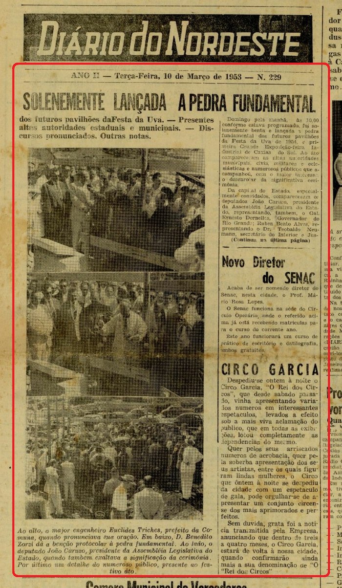 Centro de Memória da Câmara de Vereadores de Caxias do Sul / reprodução