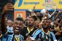  PORTO ALEGRE, RS, BRASIL, 17.04.2019. Inter e Grêmio se enfrentam na Arena pela final do Campeonato Gaúcho 2019. Clássico é o Gre-Nal de número 420.(FOTOGRAFO: JEFFERSON BOTEGA / AGENCIA RBS)Indexador: Jeff Botega