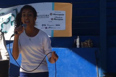 Dudah Cardozo participa do Hip Hop nas Escolas