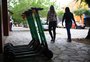 A bagunça das patinetes em Porto Alegre