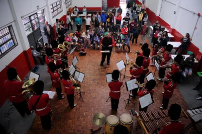 CAXIAS DO SUL, RS, BRASIL (28/04/2019)Festival Música de Rua no Centro Cultura Beltrão de Queiróz. (Antonio Valiente/Agência RBS)
