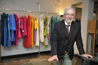  By N9ve no lançamento dos produtos da grife Rui Spohr. Na foto, o estilista Rui Spohr.