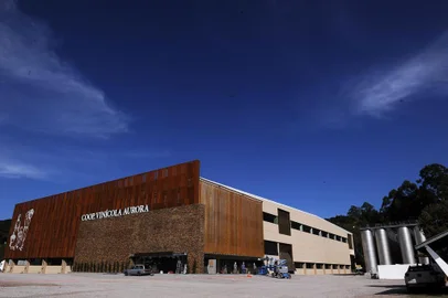  BENTO GONÇALVES, RS, BRASIL, 30/04/2019 -  Vinícola Aurora constrói nova sede, no Vale dos Vinhedos. (Marcelo Casagrande/Agência RBS)