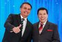 Com Silvio Santos, Bolsonaro fala de Previdência, faz piada e é contestado sobre armas