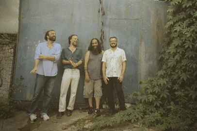 Los Hermanos, Marcelo Camelo, Rodrigo Amarante, Bruno Medina e Rodtigo Barba