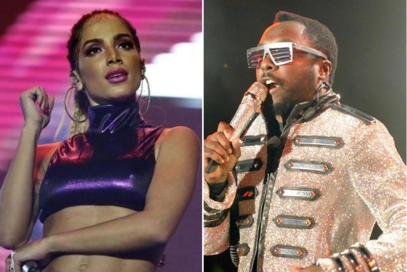 Anitta e Black Eyed Peas confirmam parceria