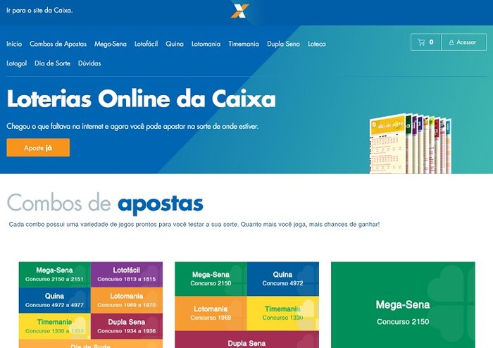 Loterias Online: Caixa lança plataforma para apostas pela internet