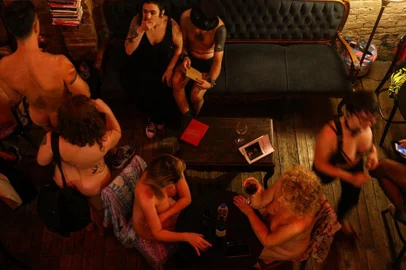  PORTO ALEGRE, RS, BRASIL - 16/05/2019Von Teese Bar promove 1º Happy Hour Nu