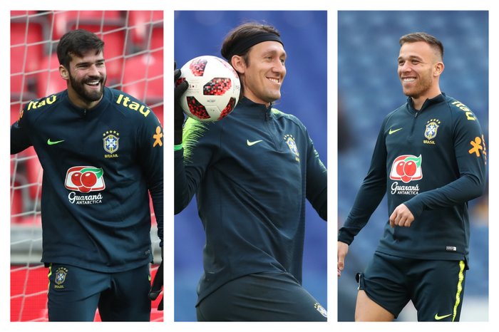 Montagem sobre fotos / Lucas Figueiredo/CBF