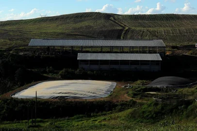  FARROUPILHA, RS, BRASIL - 02/05/2019 - Geração de biogás na fazenda Trevisan, na vila jansen, no interior de Farroupilha (FOTO: ANSELMO CUNHA/AGÊNCIA RBS)