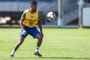 PORTO ALEGRE (RS), 2/4/2019: o atacante Marinho participa de treino do Grêmio no CT Luiz Carvalho.