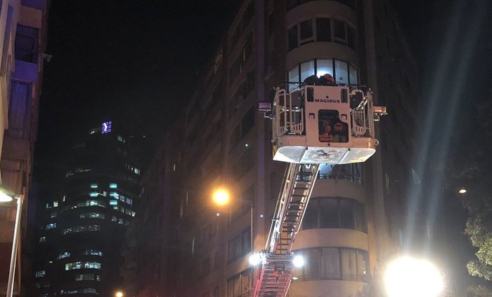 Corpo de Bombeiros de Santiago / Twitter/Reprodução