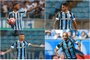 André, Felipe Vizeu, Luan e Diego Tardelli, atacantes do Grêmio