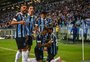Jogadores do Grêmio comemoram a primeira vitória no Brasileirão: "Dá moral para o próximo jogo"