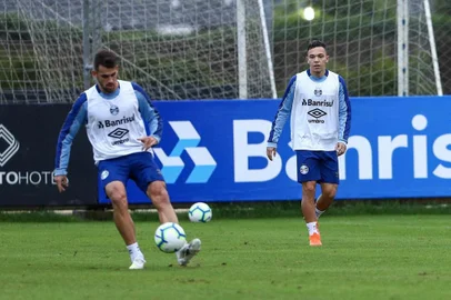  PORTO ALEGRE, RS, BRASIL - 28/05/2019 - Treino do Grêmio.