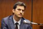 LOS ANGELES, CALIFORNIA - MAY 29: Ashton Kutcher testifies during the trial of alleged serial killer Michael Gargiulo, known as the Hollywood Ripper, at the Clara Shortridge Foltz Criminal Justice Center on May 29, 2019 in Los Angeles, California. Gargiulo is facing murder charges, including the February 21, 2001 stabbing death of Kutchers friend Ashley Ellerin.   Frederick M. Brown/Getty Images/AFP