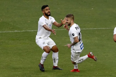 Ceara x SantosCampeonato Brasileiro de Futebol 2019 Serie A. Jogo entre as equipes do Ceara X Santos realizado na tarde de hoje na Arena Castelao em Fortaleza Ceara. Na foto Sasha comemora o primeiro gol do Santos.Editoria: SPOIndexador: LC Moreira/Lancepress!Secao: FutebolFonte: Lancepress!Fotógrafo: LC Moreira/Lancepress!