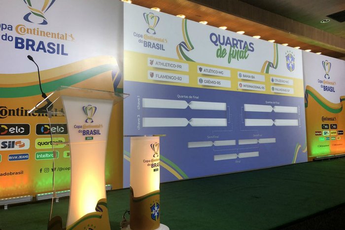 Confira como ficou o chaveamento das quartas de final da Copa do